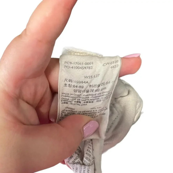 Levi's Wellthread‎ Ribcage Straight Jeans Black Size 25 - Picture 11 of 12